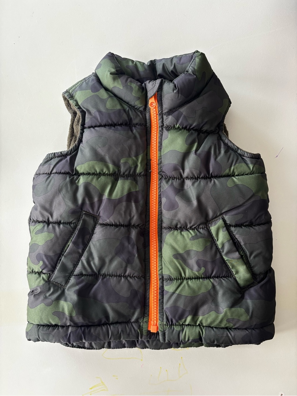 Camo Puffer Vest
